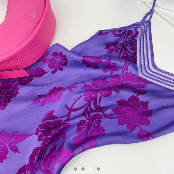 Victoria's Secret Floral 100% Silk Dress - Picture 4 of 5